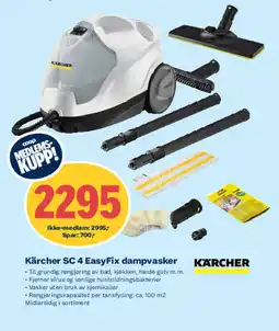 Coop Obs Kärcher sc 4 easyfix dampvasker tilbud