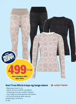 Coop Obs Kari Traa Olivia trøye og longs dame ✗KARI TRAA tilbud