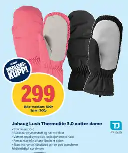 Coop Obs Johaug Lush Thermolite 3.0 votter dame tilbud