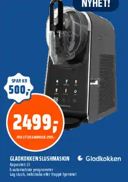 Coop Obs Gladkokken slushmaskin tilbud