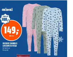 Coop Obs Okidoki bambus lekedress vega tilbud
