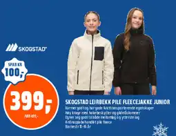 Coop Obs Skogstad leirbekk pile fleecejakke junior tilbud