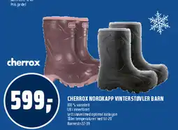 Coop Obs Cherrox nordkapp vinterstøvler barn tilbud