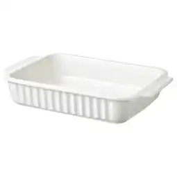 IKEA Poetisk Ovnsform, offwhite, 34x23 cm tilbud