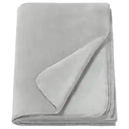 IKEA SlÅngrÅmal Pledd, lys grå, 150x200 cm tilbud