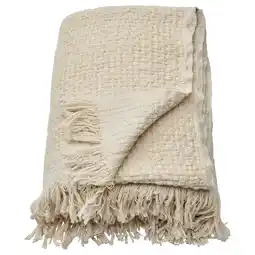 IKEA LapptÅg Pledd, offwhite, 130x170 cm tilbud