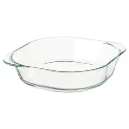 IKEA FÖljsam Ovnsform, klart glass, 24.5x24.5 cm tilbud