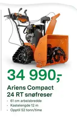 Felleskjøpet Ariens Compact 24 RT snøfreser tilbud