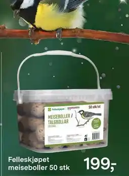 Felleskjøpet Felleskjøpet meiseboller 50 stk tilbud