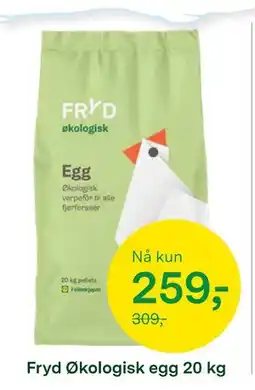 Felleskjøpet Fryd Økologisk egg 20 kg tilbud