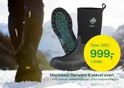 Felleskjøpet Muckboot Derwent II støvel svart tilbud