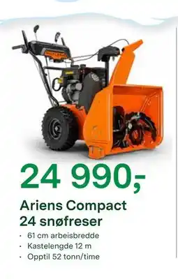 Felleskjøpet Ariens Compact 24 snøfreser tilbud