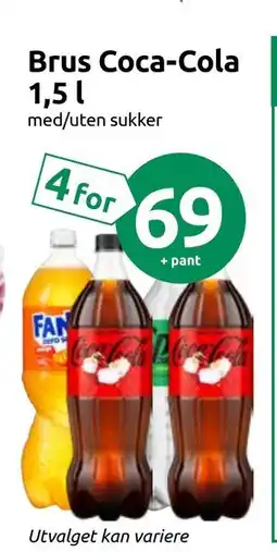 Joker Brus Coca-Cola 1,5 l tilbud