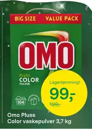 Omo Pluss Color vaskepulver 3,7 kg