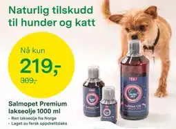 Felleskjøpet Salmopet Premium lakseolje 1000 ml tilbud