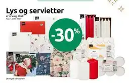 Joker Lys og servietter tilbud