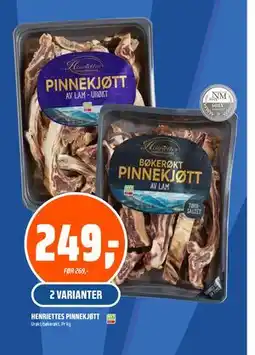 Coop Obs HENRIETTES PINNEKJØTT tilbud