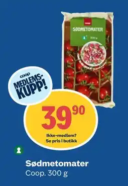Coop Obs Sødmetomater, Medlemspris tilbud