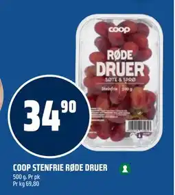 Coop Obs COOP STENFRIE RØDE DRUER tilbud