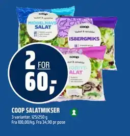 Coop Obs COOP SALATMIKSER tilbud