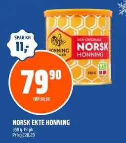 Coop Obs NORSK EKTE HONNING tilbud