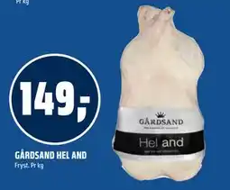 Coop Obs GÅRDSAND HEL AND tilbud