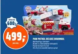 Coop Obs PAW PATROL DELUXE BRANNBIL tilbud