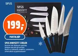 Coop Obs SPiiS KNIVSETT 5 DELER tilbud