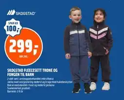 Coop Obs SKOGSTAD FLEECESETT TRONE OG FONGEN TIL BARN tilbud