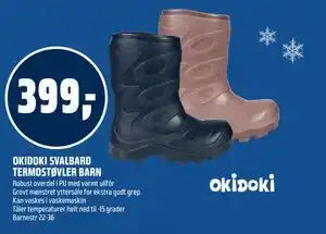 Coop Obs OKIDOKI SVALBARD TERMOSTØVLER BARN tilbud