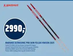 Coop Obs MADSHUS ULTRASONIC PRO SKIN FELLSKI VOKSEN 2025 tilbud
