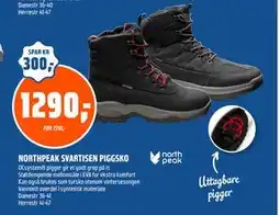 Coop Obs NORTHPEAK SVARTISEN PIGGSKO tilbud