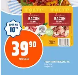 Coop Obs TULIP TERNET BACON 2 PK tilbud