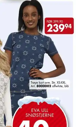 Sparkjøp Trøye kort arm. Str. XS-XXL tilbud