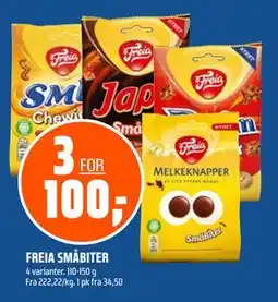 Coop Obs FREIA SMÅBITER tilbud