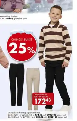 Sparkjøp CHINOS BUKSE tilbud