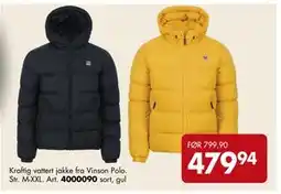 Sparkjøp Kraftig vattert jakke fra Vinson Polo tilbud