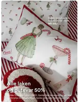 Kid Interiør Cheers bomull putevar tilbud