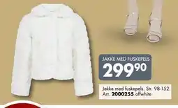 Sparkjøp JAKKE MED FUSKEPELS tilbud