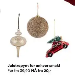 Kid Interiør Juletrepynt for enhver smak! tilbud