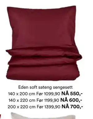 Eden soft sateng sengesett