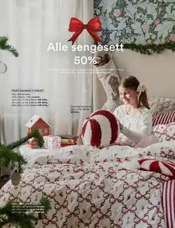 Kid Interiør Alle sengesett 50% tilbud