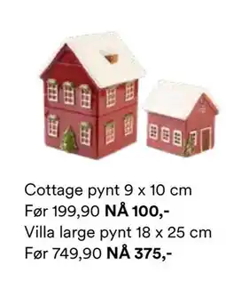 Kid Interiør Villa large pynt 18 x 25 cm tilbud