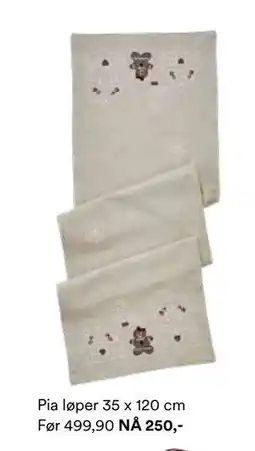 Kid Interiør Pia løper 35 x 120 cm tilbud