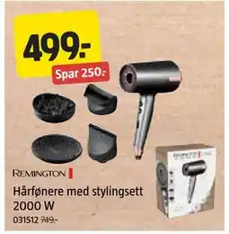 Jula Hårfønere med stylingsett 2000 W tilbud