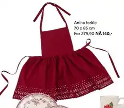 Kid Interiør Anina forkle 70 x 85 cm tilbud