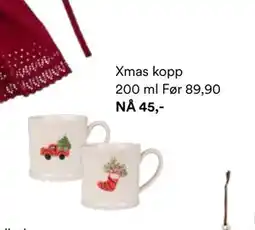 Kid Interiør Xmas kopp 200 ml tilbud