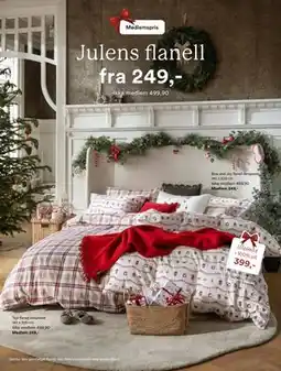 Kid Interiør Teja flanell sengesett 140 x 200 cm tilbud