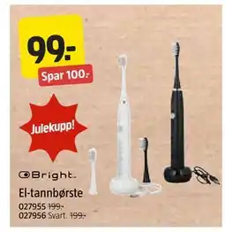 Jula El-tannbørste tilbud