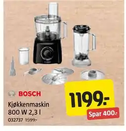 Jula Kjøkkenmaskin 800 W 2,3 l tilbud